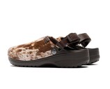 Crocs Classic Crafted Pony Hair Clog Brown White 214047 2PO
