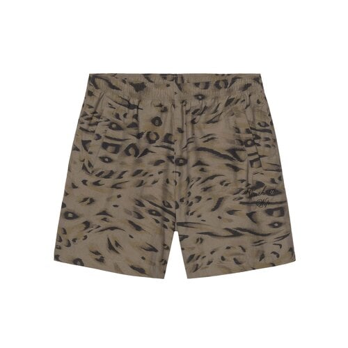 Travon Short Duck Feather Print Cypress Black I036801.3TD.XX.03
