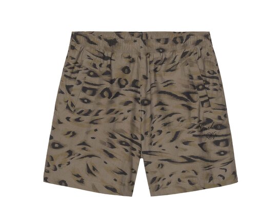 Travon Short Duck Feather Print Cypress Black I036801.3TD.XX.03 Carhartt WIP Travon Short Duck Feather Print Cypress Black I036801.3TD.XX.03