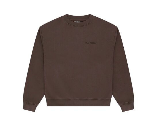 Big Application Crewneck Coffee CN-BIG-APPL-COF Arbor Antwerp Big Application Crewneck Coffee CN-BIG-APPL-COF