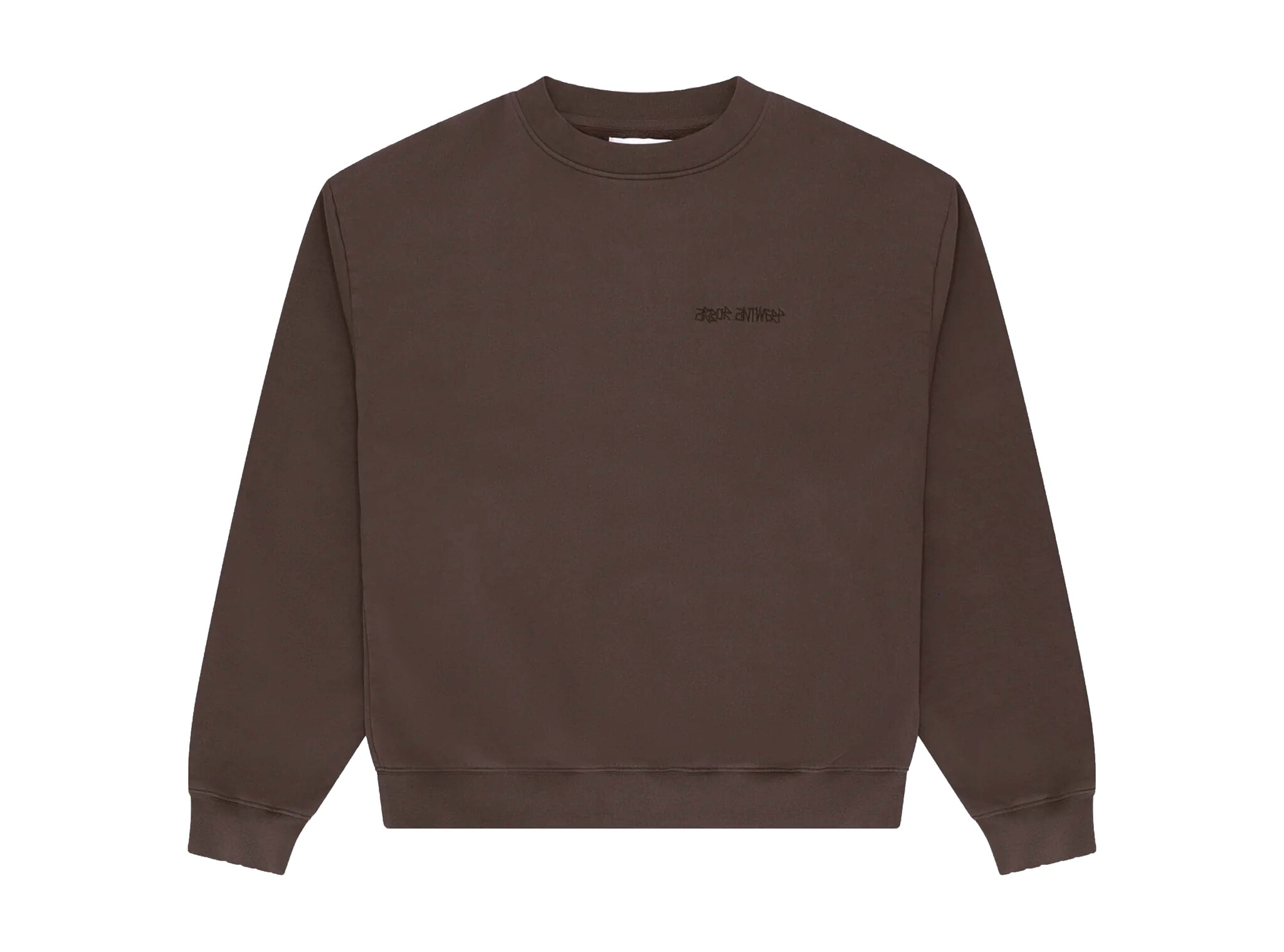 Big Application Crewneck Coffee CN-BIG-APPL-COF Arbor Antwerp Big Application Crewneck Coffee CN-BIG-APPL-COF