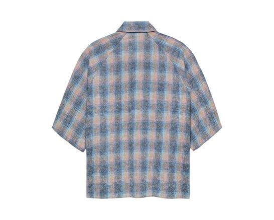 Flanel Short Sleeve Button up Rainbow Check 2602 013 001 New Amsterdam Surf Association Flanel Short Sleeve Button up Rainbow Check 2602 013 001