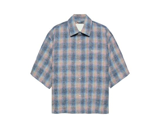 Flanel Short Sleeve Button up Rainbow Check 2602 013 001 New Amsterdam Surf Association Flanel Short Sleeve Button up Rainbow Check 2602 013 001