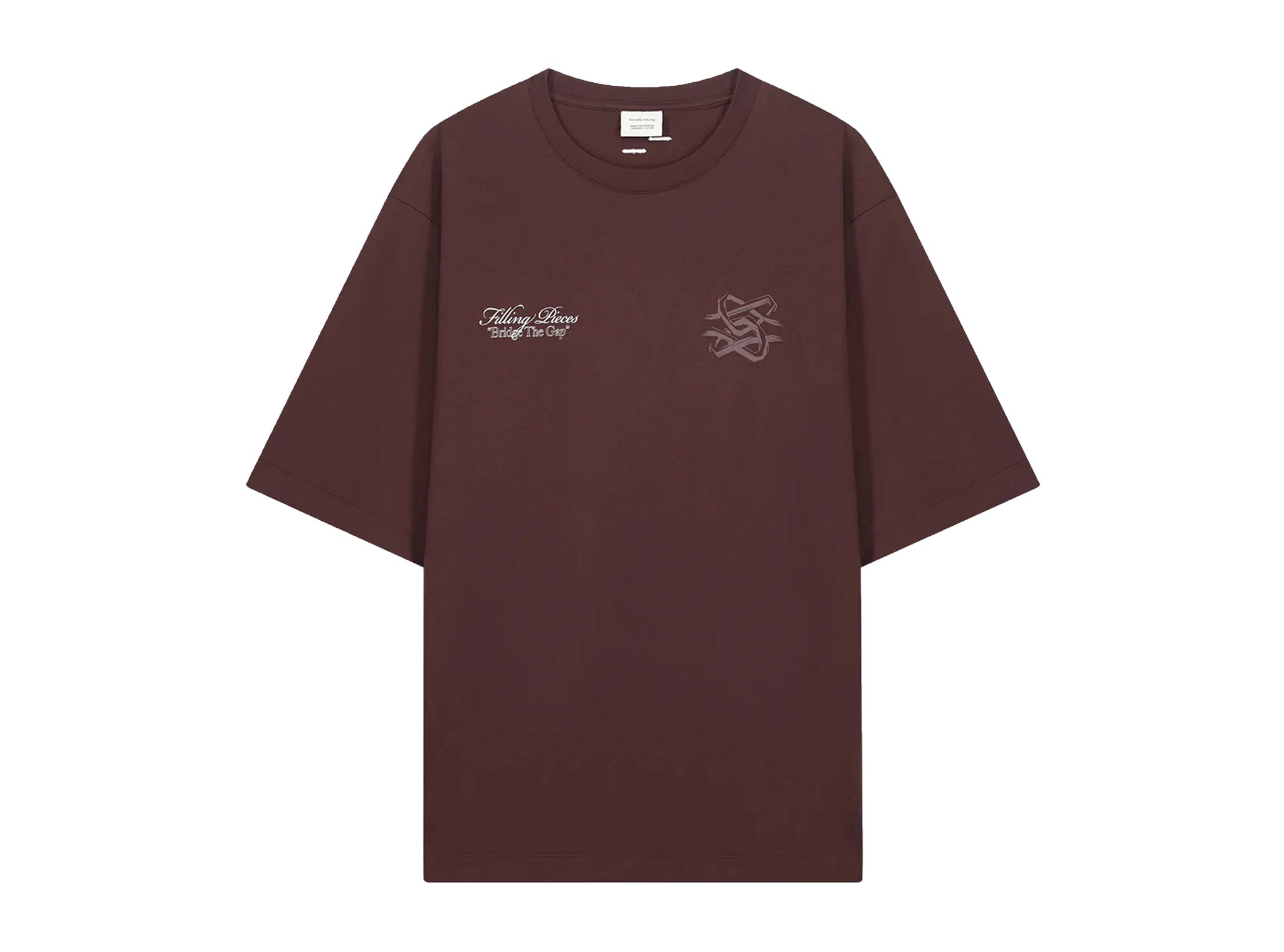 Filling Pieces Clothing Bridge The Gap Boxy Tee Bitter Chocolate 422620501387 310
