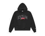 ICECREAM College Applique Running Dog Hood Black ICPH26230