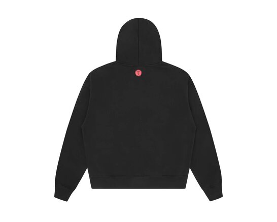 ICECREAM College Applique Running Dog Hood Black ICPH26230