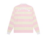 ICECREAM Cones & Bones Rugby Shirt Pink Ecru Stripe ICPO26223
