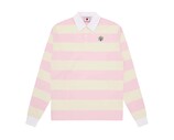 ICECREAM Cones & Bones Rugby Shirt Pink Ecru Stripe ICPO26223
