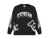 ICECREAM Halftone Multi Logo LS Black ICLT26252