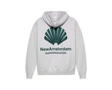 New Amsterdam Surf Association Logo Hoodie Ash Bottle Green 2602117001