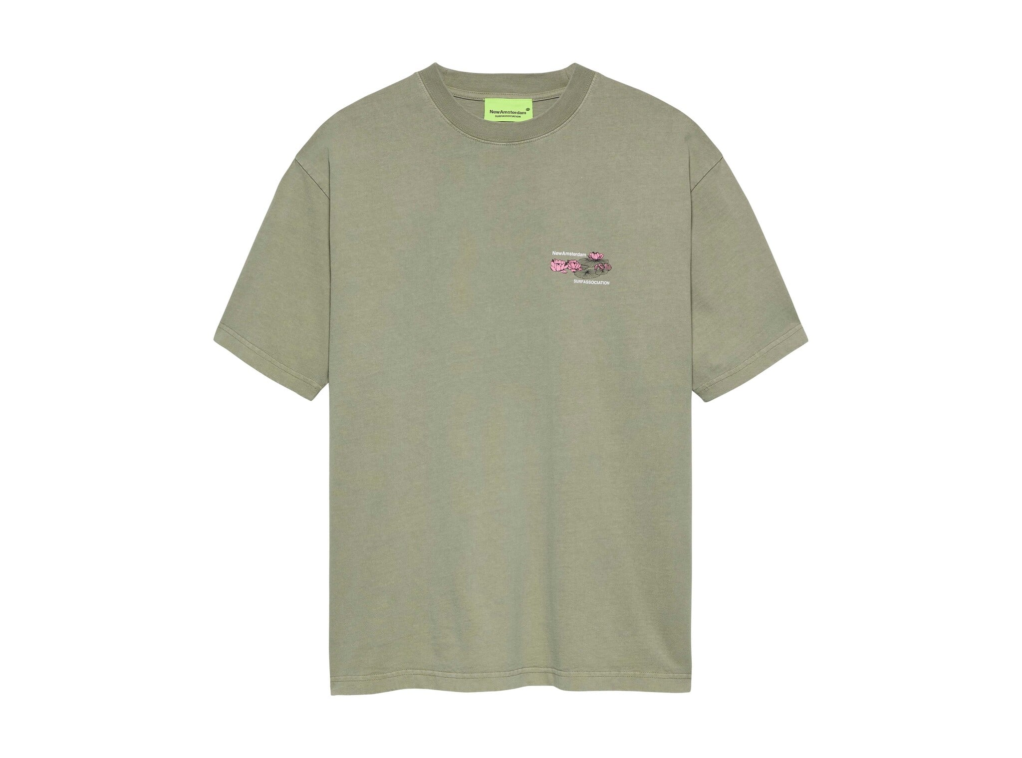 New Amsterdam Surf Association Lilies Tee Sea Grass 2602094003