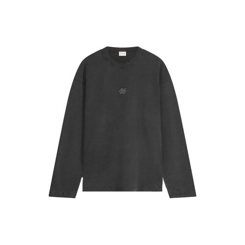 Longsleeve Boxy Embroidered Vintage Black 412631501284