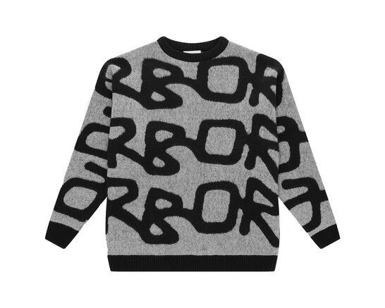 Arbor Antwerp Big Logo Arbor Alpaca Knit Black KN-BGLG-ALPC-BLK
