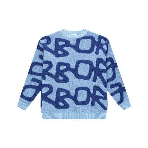 Big Logo Arbor Alpaca Knit Blue KN-BGLG-ALPC-BLU