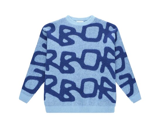 Arbor Antwerp Big Logo Arbor Alpaca Knit Blue KN-BGLG-ALPC-BLU