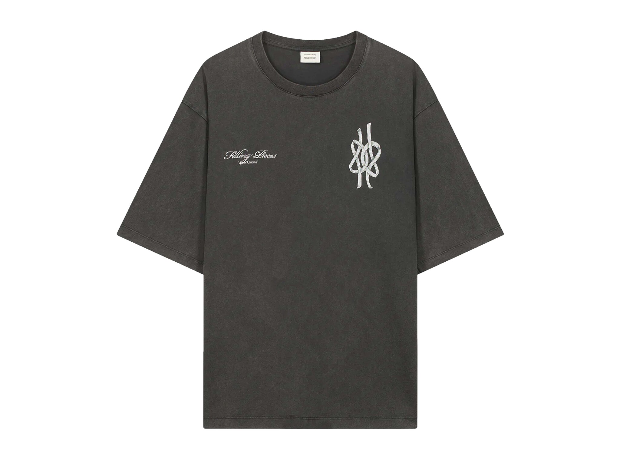 Filling Pieces Clothing Boxy Film Strip Tee Vintage Black 422620501361