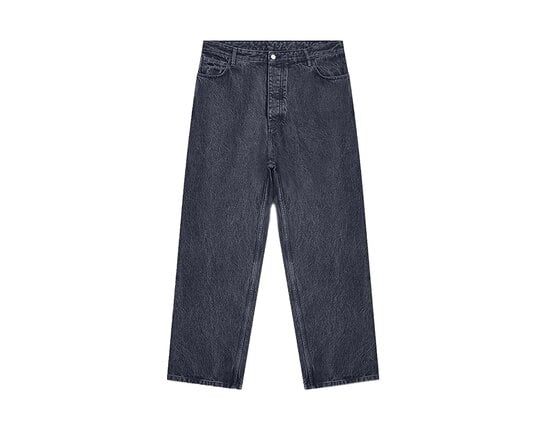 Denim Pants Washed Black 422550500260 Filling Pieces Clothing Denim Pants Washed Black 422550500260