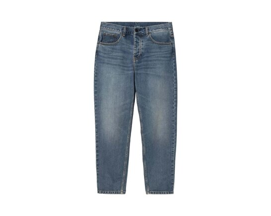 Newel Pant Blue Dark Used Wash I029208.01.4L.00 Carhartt WIP Newel Pant Blue Dark Used Wash I029208.01.4L.00