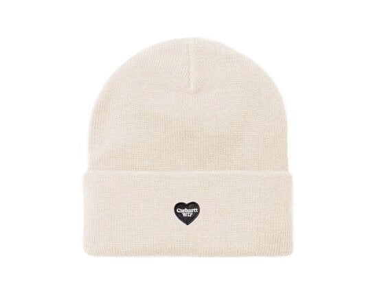 Small Heart Beanie Naturel I037107.05.XX.06 Carhartt WIP Small Heart Beanie Naturel I037107.05.XX.06
