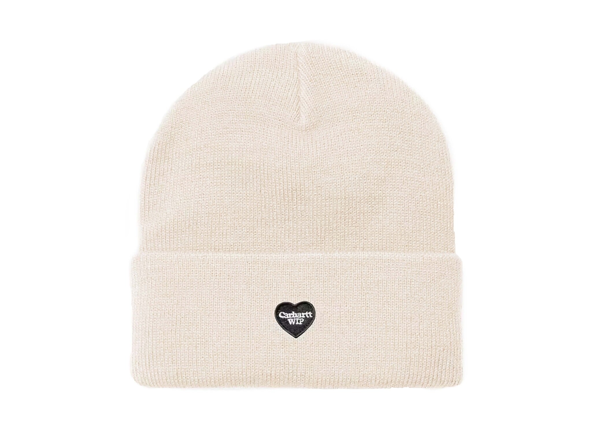 Small Heart Beanie Naturel I037107.05.XX.06 Carhartt WIP Small Heart Beanie Naturel I037107.05.XX.06