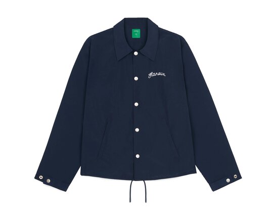 Signature Coach Jacket Navy FOUT075 Flaneur Signature Coach Jacket Navy FOUT075
