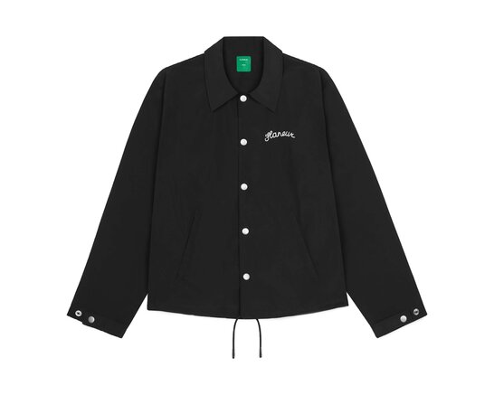 Signature Coach Jacket Black FOUT075 Flaneur Signature Coach Jacket Black FOUT075