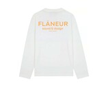 Sound & Design Longsleeve White Orange FTSH004 Flaneur Sound & Design Longsleeve White Orange FTSH004