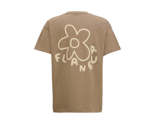 Blossom T Shirt Brown FTSH225 Flaneur Blossom T Shirt Brown FTSH225