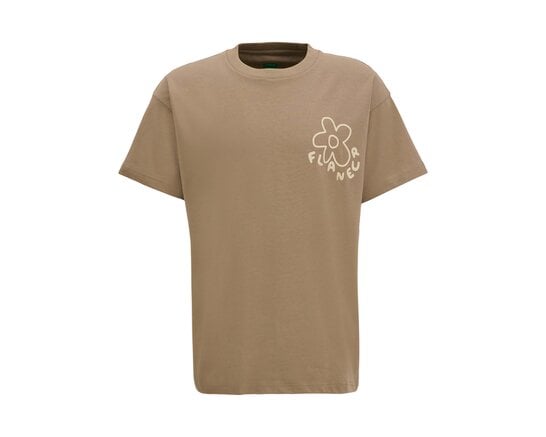 Blossom T Shirt Brown FTSH225 Flaneur Blossom T Shirt Brown FTSH225