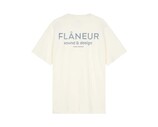 Sound & Design Studio Member T Shirt Washed White FTSH141 Flaneur Sound & Design Studio Member T Shirt Washed White FTSH141