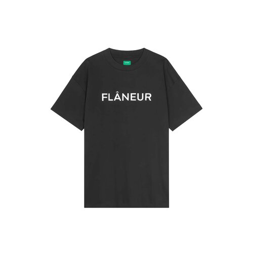 Printed Logo T Shirt Black FTSH186