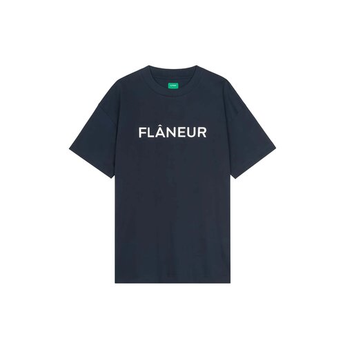 Printed Logo T Shirt Navy FTSH186
