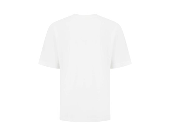 Printed Logo T Shirt White FTSH186 Flaneur Printed Logo T Shirt White FTSH186