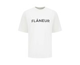Printed Logo T Shirt White FTSH186 Flaneur Printed Logo T Shirt White FTSH186