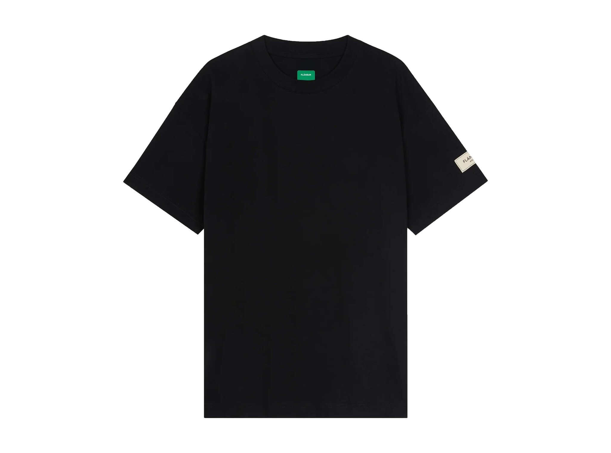 Atelier T Shirt Black FTSH195 Flaneur Atelier T Shirt Black FTSH195