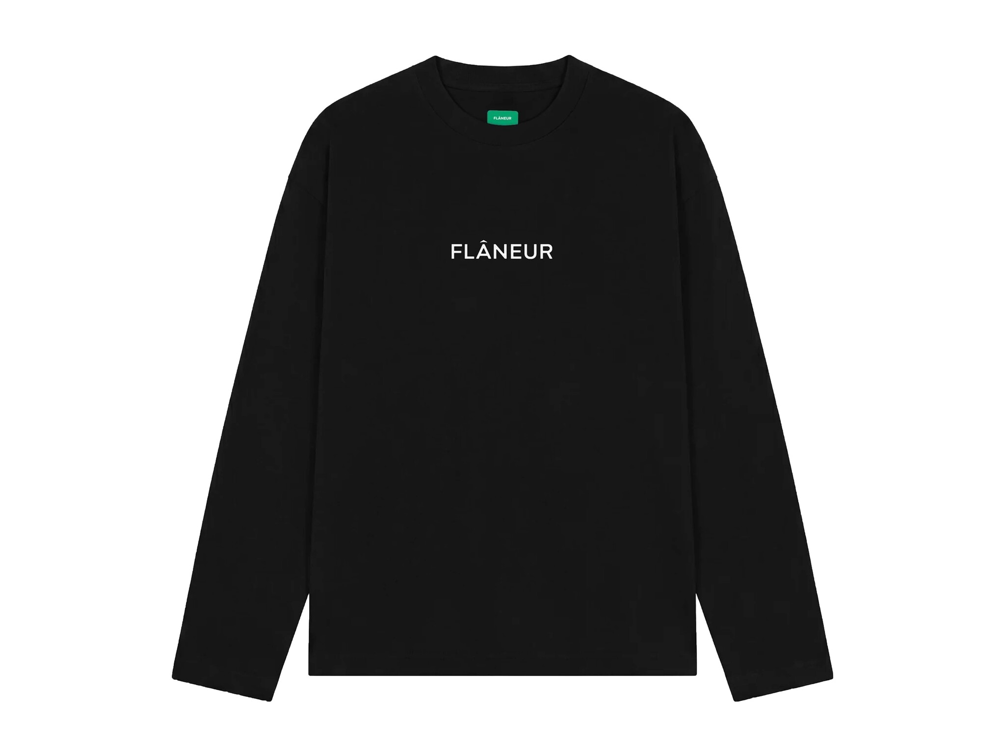 Box Logo Longsleeve Black FTSH213 Flaneur Box Logo Longsleeve Black FTSH213