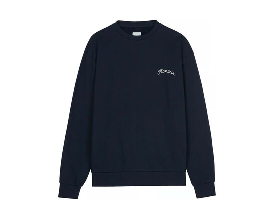 Signature Sweater Navy FSWE203 Flaneur Signature Sweater Navy FSWE203