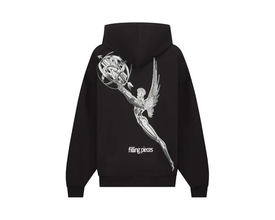 Zip Hoodie Chrome Trophy Black 422633501389 Filling Pieces Clothing Zip Hoodie Chrome Trophy Black 422633501389