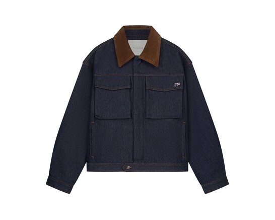 Filling Pieces Clothing Denim Jacket Raw Indigo 422660500368