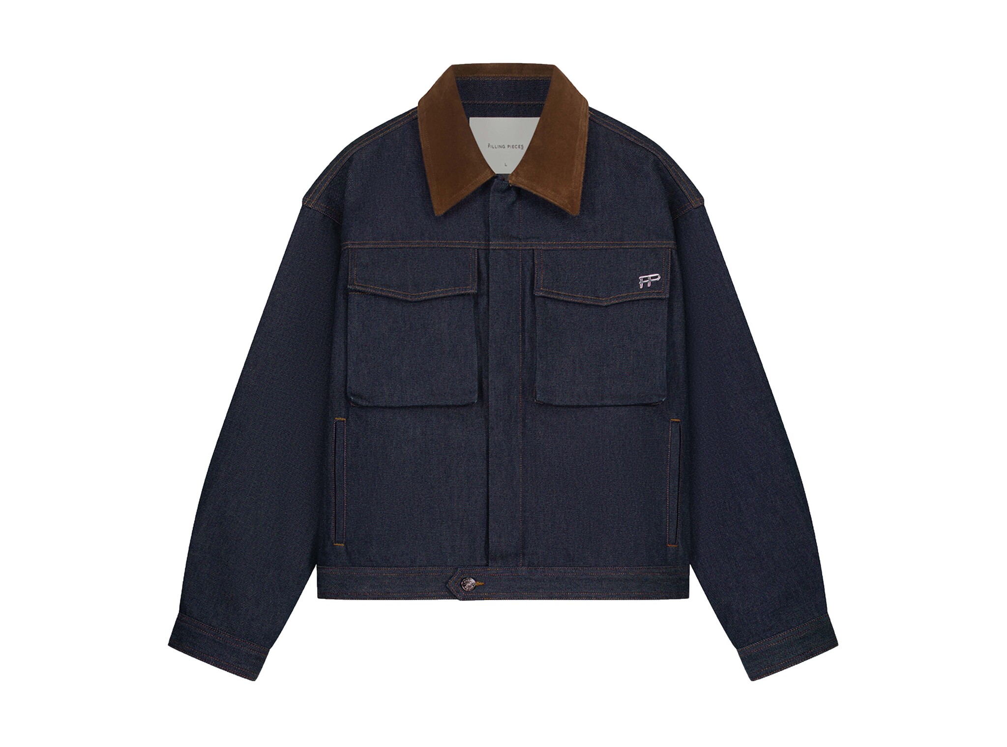Filling Pieces Clothing Denim Jacket Raw Indigo 422660500368