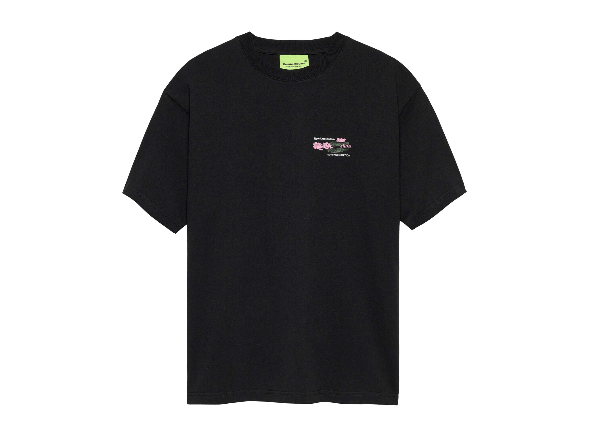 Lilies Tee Black 2602094002 New Amsterdam Surf Association Lilies Tee Black 2602094002