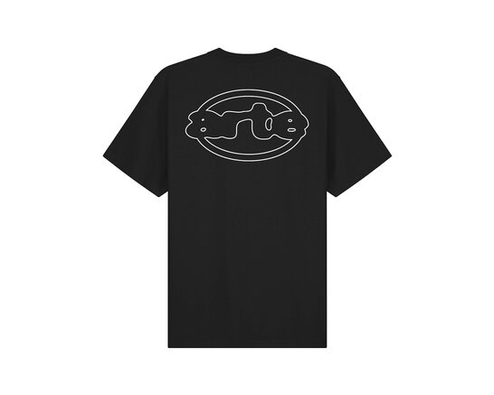Emblem T shirt Black AW26 147T Arte Antwerp Emblem T shirt Black AW26 147T