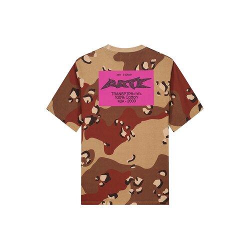 Camo Composition T shirt Allover Print  AW26 188T