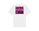 Pink Serial T shirt White AW26 122T Arte Antwerp Pink Serial T shirt White AW26 122T