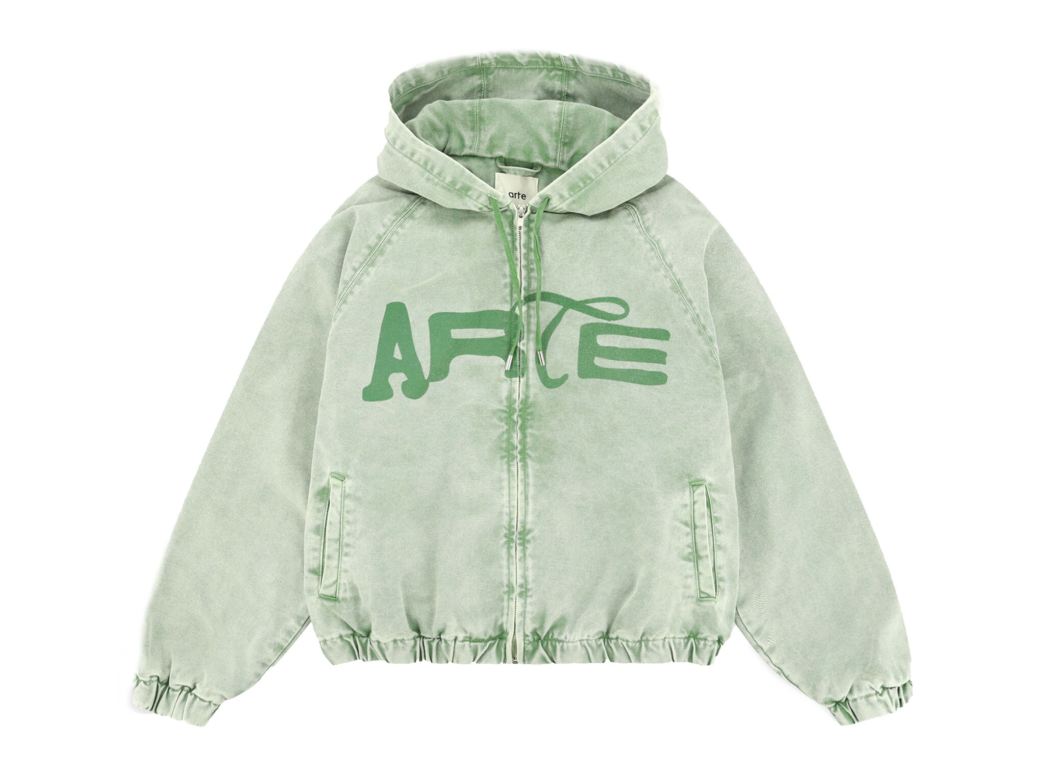 Polyform Canvas Hooded Jacket Green AW26 011J Arte Antwerp Polyform Canvas Hooded Jacket Green AW26 011J