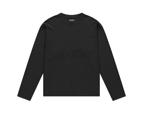 Mesh Aero Patch Longsleeve Black AW26 026LS Arte Antwerp Mesh Aero Patch Longsleeve Black AW26 026LS