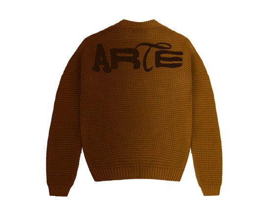 Polyform Sunfade Knit Brown AW26 062K Arte Antwerp Polyform Sunfade Knit Brown AW26 062K