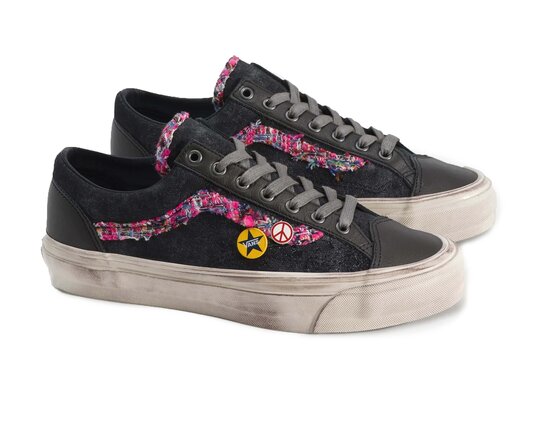 Lx Old Skool 36 Souvenir Faded Black VN000E8VEMV1 Vans Lx Old Skool 36 Souvenir Faded Black VN000E8VEMV1