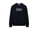 Airbrushed Emblem Logo Raglan Longsleeve Navy TNO488 The New Originals Airbrushed Emblem Logo Raglan Longsleeve Navy TNO488