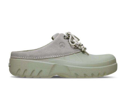 Axle Suede Mule Elephant 214137 1LM Crocs Axle Suede Mule Elephant 214137 1LM